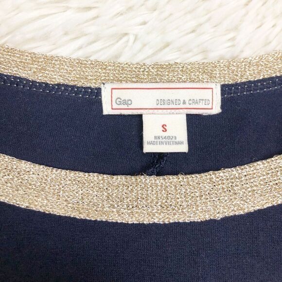 Gap Navy Blue Dolman Sleeve Top Small - Picture 5 of 7